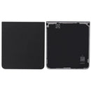 Tapa trasera inferior de cristal Jet Black para Samsung Galaxy Z Flip 7 5G (SM-F766). Repuesto original.