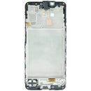 Pantalla OLED refurbished para Samsung Galaxy A17 5G (A176) con marco, lista para reparación de display.