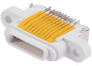 Puerto de carga blanco para iPad Air 1 y modelos iPad 5-9, requiere soldadura para reparación.