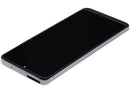 Pantalla Incell Samsung Galaxy S20 con marco, sin sensor de huella, color Cosmic Black, para reparación de display.