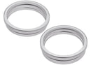 Set de 10 anillos biselados blancos para cámara trasera de iPhone 17, repuesto de lente.