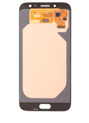 Pantalla Samsung Galaxy J7 Pro (J730) dorada original Service Pack, con display LCD y marco.