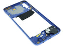 Chasis intermedio original Samsung Galaxy A70 azul (A705) para reparar y reemplazar.