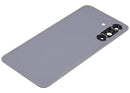 Tapa trasera gris verdoso para Samsung Galaxy A37 5G (A376) con lente de cámara, pieza de repuesto sin logo.