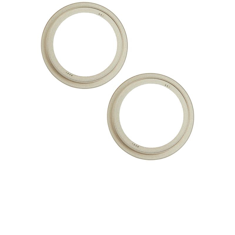 Aro del bisel de la camara trasera para iPhone 15 / 15 Plus (Amarillo) (Set de 2 piezas)