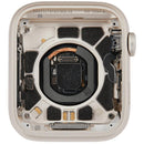 Carcasa trasera de aluminio Starlight para Apple Watch SE 2da Gen 44mm, GPS, OEM, grado A.