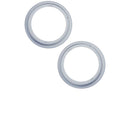 Aro del bisel para camara trasera para iPhone 15 / 15 Plus (Azul) (Set de 2 piezas)