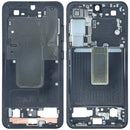 Marco medio original Samsung Galaxy S23 5G Phantom Black, repuesto Service Pack SM-S911B para reparación de chasis.