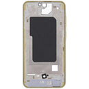 Carcasa intermedia Samsung Galaxy A35 (A356 / 2024) Lemon disponible para reparaciones en talleres de Guatemala.