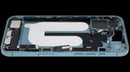 Marco intermedio teal para iPhone 16 Plus (A3082, A3290, A3293) con puerto de carga, repuesto OEM Grade C.