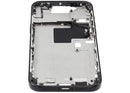 Chasis medio iPhone 16 Pro Max Black Titanium con botones de encendido/volumen, repuesto A3212, A3213, A3214.