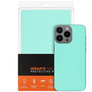 Protector Wrapd Pearlescente Cyan Mediano en Guatemala, venta mayorista y reparaciones de celulares en talleres especializados.