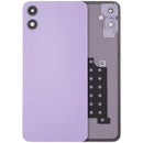 Tapa trasera blanca para Samsung Galaxy A05 4G con lente de cámara, repuesto Aftermarket Plus.