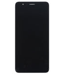 Pantalla LCD y digitalizador negros para Huawei Honor 8, repuesto para reparación de pantalla rota.