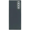 Tapa trasera original negra para Sony Xperia 5, repuesto para reparación XQ-AS52, XQ-AS62, XQ-AS72.