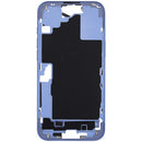 Chasis medio iPhone 16 Plus Ultramarine con botones de power y volumen, pieza de repuesto A3207 A3208.