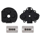 Set de 4 gomas conductivas para botones D-pad izquierda y derecha de PSP 1000, repuesto para reparación.