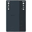Tapa trasera original Sony Xperia 1 II negra, repuesto para reparación, incluye vidrio y back cover.