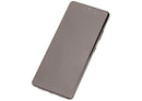 Pantalla OLED con marco para Samsung Galaxy S21 Ultra 5G Phantom Black, repuesto para reparación de display.