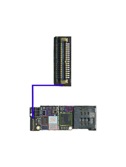 Reparación de puerto de carga iPhone 6 (J1817: 36 Pin) en Guatemala, con garantía y conector FPC especializado.