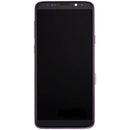 Pantalla incell Lilac Purple para Samsung Galaxy S9 Plus (SM-G965F), con marco, sin sensor de huella, ideal para reparación.
