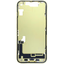 Chasis medio amarillo para iPhone 14 (A2649, A2881) con puerto de carga y piezas pequeñas, OEM Grado A.