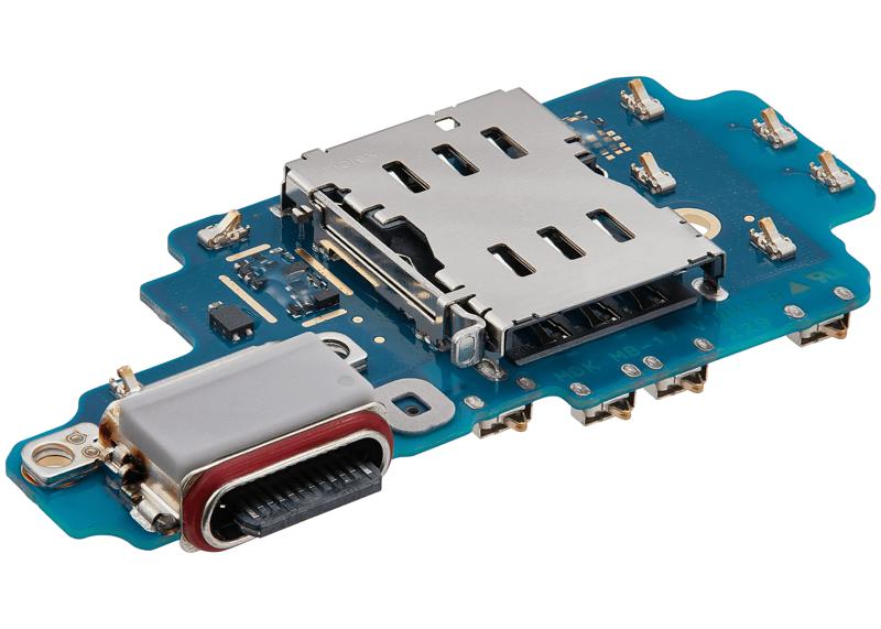 Reparación de puerto de carga con lector de tarjeta SIM para Samsung Galaxy S24 Ultra 5G en Guatemala.