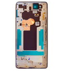 Tapa trasera azul Pixel 2 USADO OEM, con pequeños componentes preinstalados, grado A, para reparación.