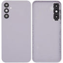 Tapa trasera plateada para Samsung Galaxy A14 5G (A146) con lente de cámara, repuesto Aftermarket Plus.