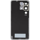 Tapa trasera negra para Samsung Galaxy S26 Ultra con lente de cámara, repuesto de vidrio trasero.
