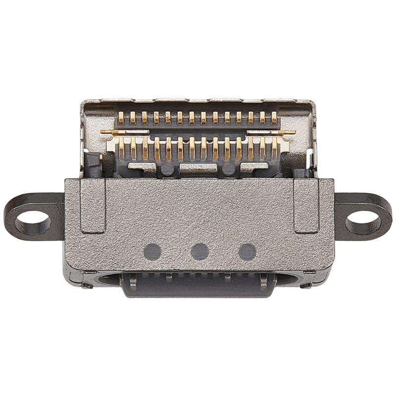 Reparación de puerto de carga para iPad Air 11" y Air 13" (2024) en Guatemala - Paquete de 10 unidades, soldadura requerida, premium, color Space Gray.