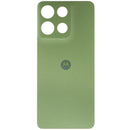 Tapa trasera verde Iguana original para Motorola Moto G15 (XT2521), ideal para repuesto o reparación.