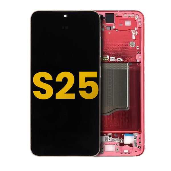 Reparación de Pantalla OLED con marco para Samsung Galaxy S25 5G en Guatemala a través de mayoristas de repuestos y talleres especializados.