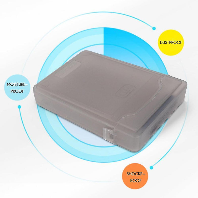 Encuentra la mejor caja protectora plástica para HDD 3.5 en Guatemala, en SlowBack, mayorista de accesorios tecnológicos.