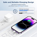 Compra el adaptador de corriente de doble puerto USB-C con cable en Guatemala para tu dispositivo móvil o laptop.