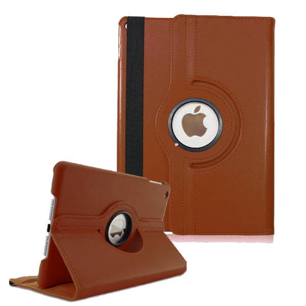 Encuentra la mejor funda BROWN con soporte giratorio 360 para tu iPad 5 (2017) / iPad 6 (2018) en Guatemala.