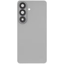 Tapa trasera plateada para Samsung Galaxy S26 con lente de cámara, repuesto de reparación.