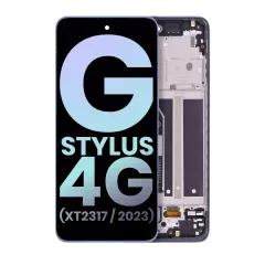 Reparación de pantalla LCD con marco para Motorola Moto G Stylus 4G XT2317 en Guatemala.