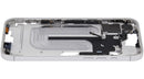 Chasis medio blanco para iPhone 16 Plus (US Version) A3082 con botones de encendido y volumen.