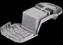 Tapa superior de carcasa usada para DJI Mavic Air 2, color gris, con marcas de uso para reparación de drones.