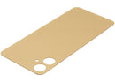 Tapa trasera dorada para Samsung Galaxy A06 4G (A065) sin logo, repuesto Aftermarket Plus.