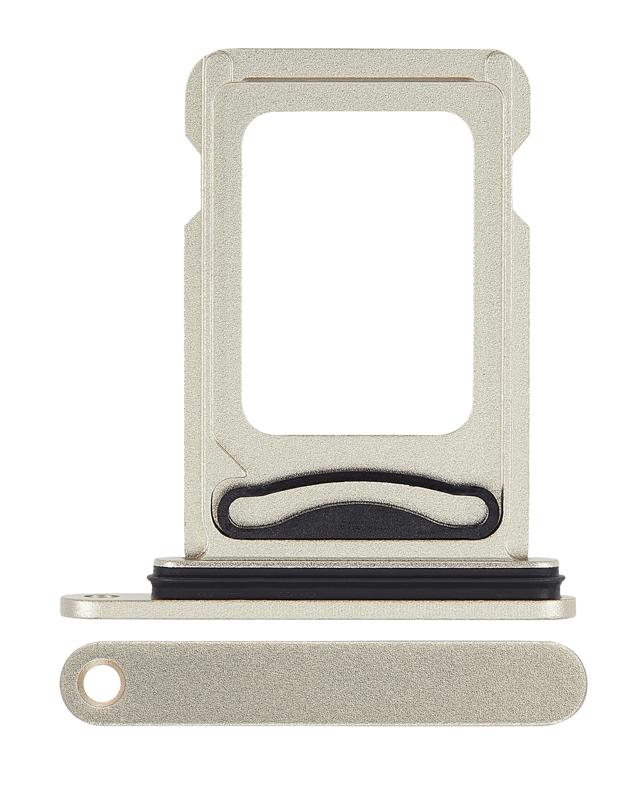 Bandeja para Dual SIM iPhone 15 / 15 Plus (Amarillo)