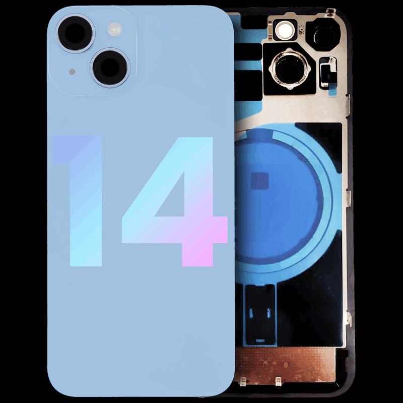 Compra la tapa trasera original con MagSafe Magnet, NFC y Flashlight Flex para iPhone 14 en Guatemala.