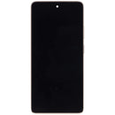 Pantalla Pure Cashmere refurbished para Motorola Moto G Power 5G (XT2617/2026) con marco, ideal para reparación.