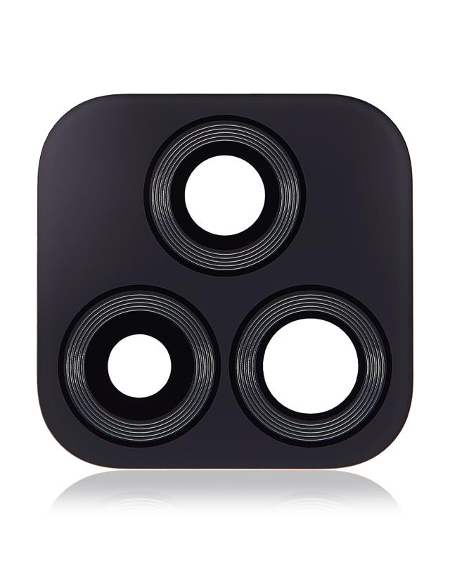 Lente de camara trasera (solo vidrio) con adhesivo para Motorola Moto G Play (XT2093 / 2021) (Gris)