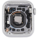 Carcasa de aluminio plateado para Apple Watch SE 2da gen 40mm celular (A2726), pieza de repuesto usada.
