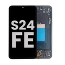 Pantalla Samsung Galaxy S24 FE 5G Graphite refurbished para reparación, incluye display y LCD.