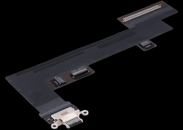 Reparación de cable flex de puerto de carga para iPad Air 4 / iPad Air 5 (Versión 4G) en Guatemala - Mayorista de partes usadas OEM en color negro.