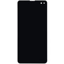 Pantalla OLED original Samsung Galaxy S10 Plus, color Prism Black, sin marco para reparación de display.