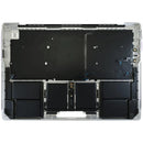 Tapa superior plateada original Apple MacBook Pro 14 A3185 (2024) con batería y teclado ANSI US.